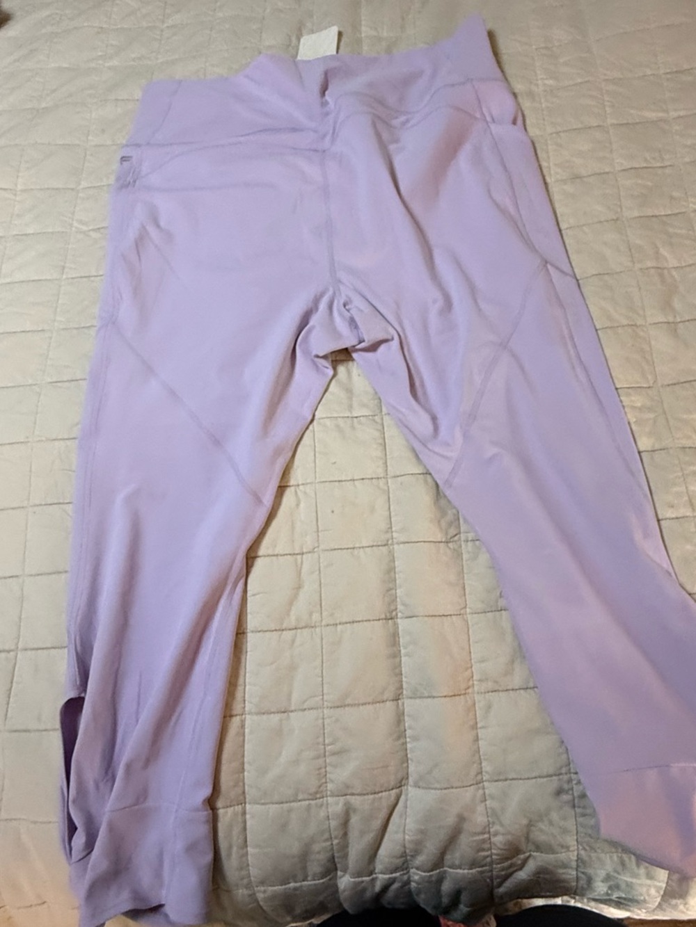 NWT Fabletics Oasis High-Waisted Twist Leggings - Lavender - 4X - Picture 6 of 11